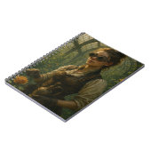 Steampunk Victorian Gardener Art ノートブック (左側)