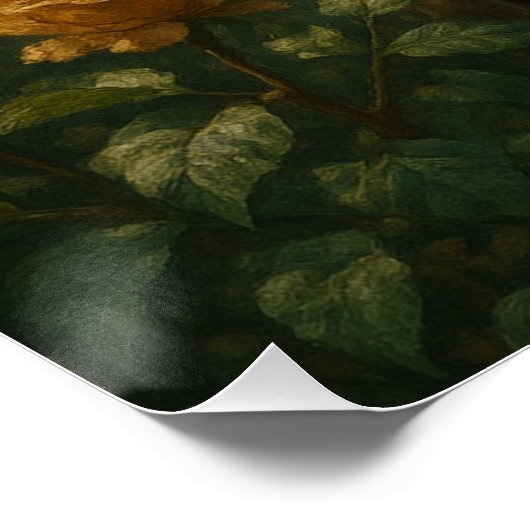 Steampunk Victorian Gardener Art ポスター (コーナー)