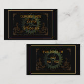 Steampunk Vintage Antique 名刺 (正面/裏面)
