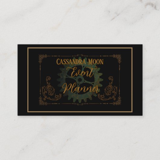 Steampunk Vintage Antique 名刺 (正面)