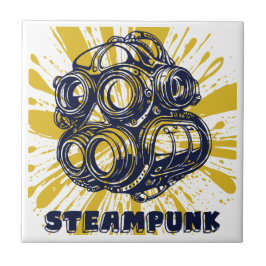 Steampunk Vintage Art - Decorative Tiles タイル