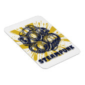 Steampunk Vintage Art - Flexible Photo Magnet マグネット (右側)