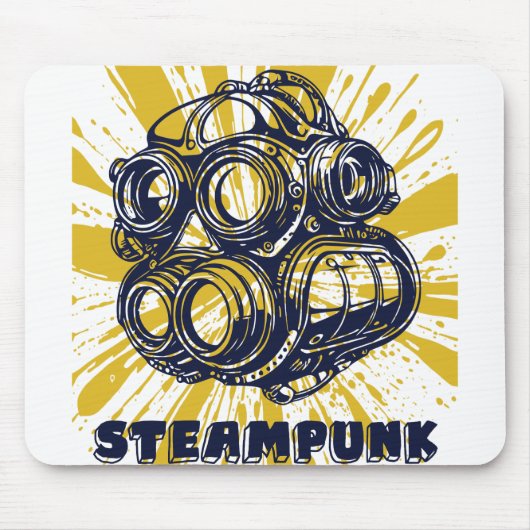 Steampunk Vintage Art - Mouse Pad マウスパッド (正面)