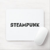 Steampunk Vintage Art – Typography Mousepad マウスパッド (マウス)