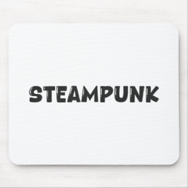 Steampunk Vintage Art – Typography Mousepad マウスパッド