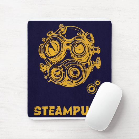 Steampunk Vintage Art V2– Vertical Mousepad マウスパッド (マウス)