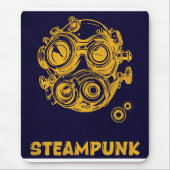 Steampunk Vintage Art V2– Vertical Mousepad マウスパッド (正面)