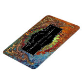 Steampunk Vintage Wedding "Save The Date" マグネット (左側)