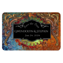 Steampunk Vintage Wedding "Save The Date"