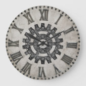 Steampunk Wall Clock ラージ壁時計 (正面)