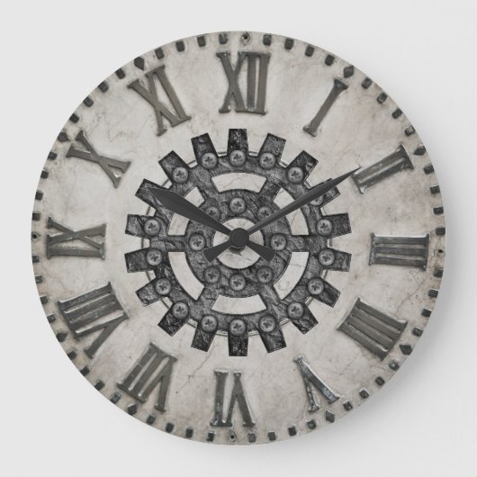 Steampunk Wall Clock ラージ壁時計 (正面)