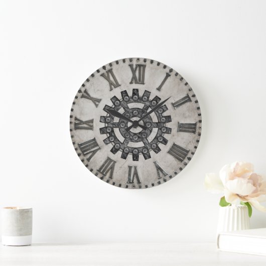 Steampunk Wall Clock ラージ壁時計 (ホーム)