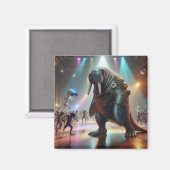 Steampunk Walrus In Disco With His Demonic Army マグネット (正面/裏面)