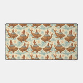 Steampunk Whale Sub Voyage デスクマット (正面)