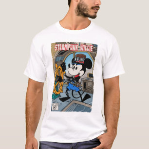 Steampunk Willie、車輪の漫画のマウス。 Tシャツ