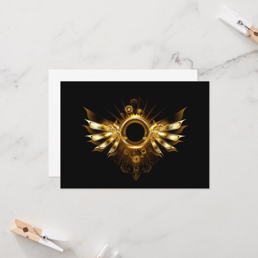 Steampunk wings カード (正面/裏面インサイチュ)