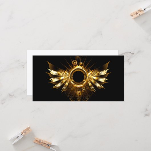 Steampunk wings カード (正面/裏面インサイチュ)