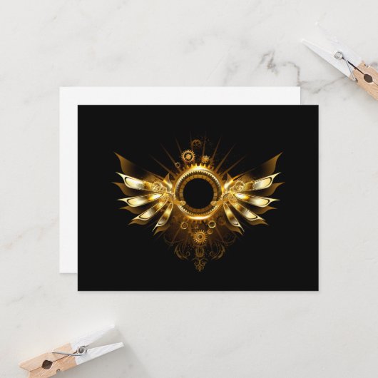 Steampunk wings カード (正面/裏面インサイチュ)