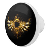 Steampunk wings セラミックノブ (右)