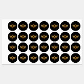 Steampunk wings ラベル (シート)