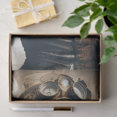 Steampunk Woman Decoupage v1 薄葉紙 (ギフト)