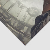 Steampunk Woman Decoupage vé3 薄葉紙 (詳細)