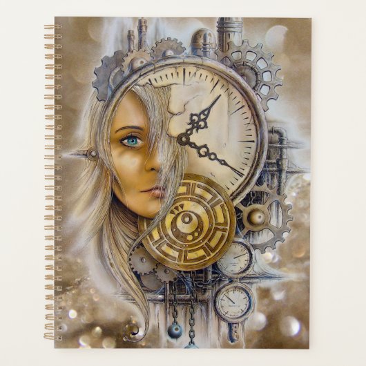 Steampunk Women in Time プランナー手帳 (正面)