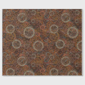 Steampunk WrappingまたはDecopage紙 ラッピングペーパー (フラット)