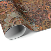 Steampunk WrappingまたはDecopage紙 ラッピングペーパー (ロールコーナー)