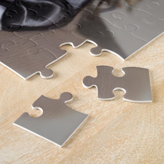 Steampunk Yorkie Jigsaw Puzzle ジグソーパズル (側面)