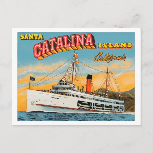Steamship Catalinaポストカード ポストカード (正面)