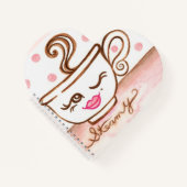 Steamy Love Notesノートブックギフト ノートブック (正面)