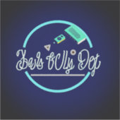 Stearity Technology Man's 最高の Friend Art Large 8" シール (正面)