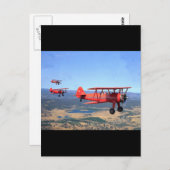 Stearman, PT-17, 1943_クラシックAviation ポストカード (正面/裏面)
