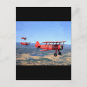 Stearman, PT-17, 1943_クラシックAviation ポストカード (正面)