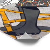 STEARNSに乗ってコンテンツになるヴィンテージ自転車ポスター ポスター (角)