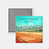 Stearns Wharf - Santa Barbara, CA マグネット (正面/裏面)