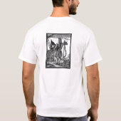 Stedeのボンネットの海賊旗のTシャツ Tシャツ (裏面)