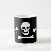 Stedeのボンネットの海賊旗 コーヒーマグカップ (中央)