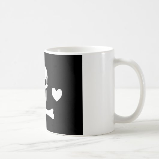 Stedeのボンネットの海賊旗 コーヒーマグカップ (右)