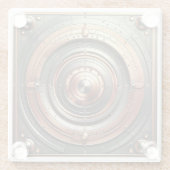 steel and copper metal object ガラスコースター (裏面)