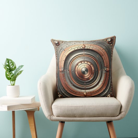 steel and copper metal object クッション (椅子)