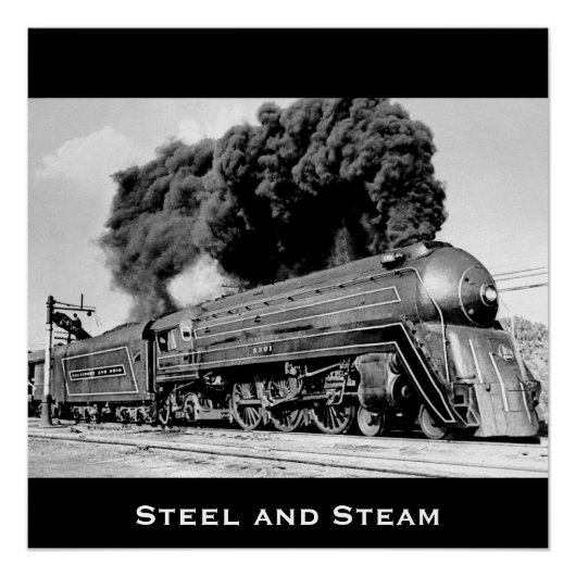 Steel and Steam - Customizable for Year Calendar ポスター (正面)