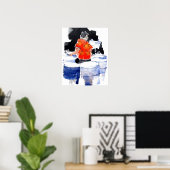 Steel Drums Bass Player / Artist Larry Lerew ポスター (ホームオフィス)