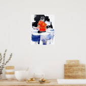 Steel Drums Bass Player / Artist Larry Lerew ポスター (キッチン)