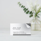 Steel Inside Civil Engineer名刺 名刺 (スタンド正面)