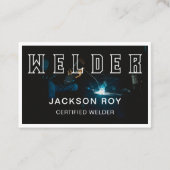 Steel Metallic Metal Works Welding Service Welder  名刺 (正面)