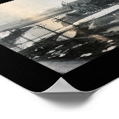 Steel Mills Gary IN Photo 1912 ポスター (角)