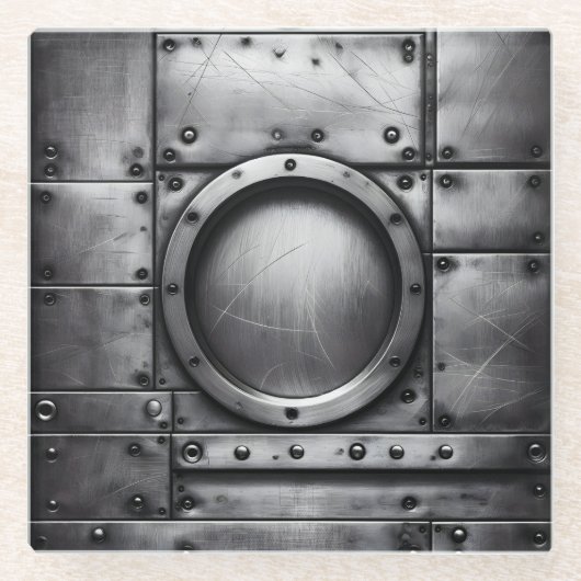 steel object  ガラスコースター (正面)