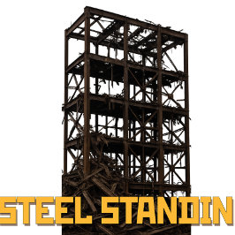 "STEEL STANDING – Tougher Than a Demolition!" Tシャツ